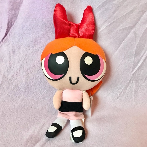 14” Blossom PowerPuff Girls plush doll Cartoon Network toy superhero kids show - Picture 1 of 8